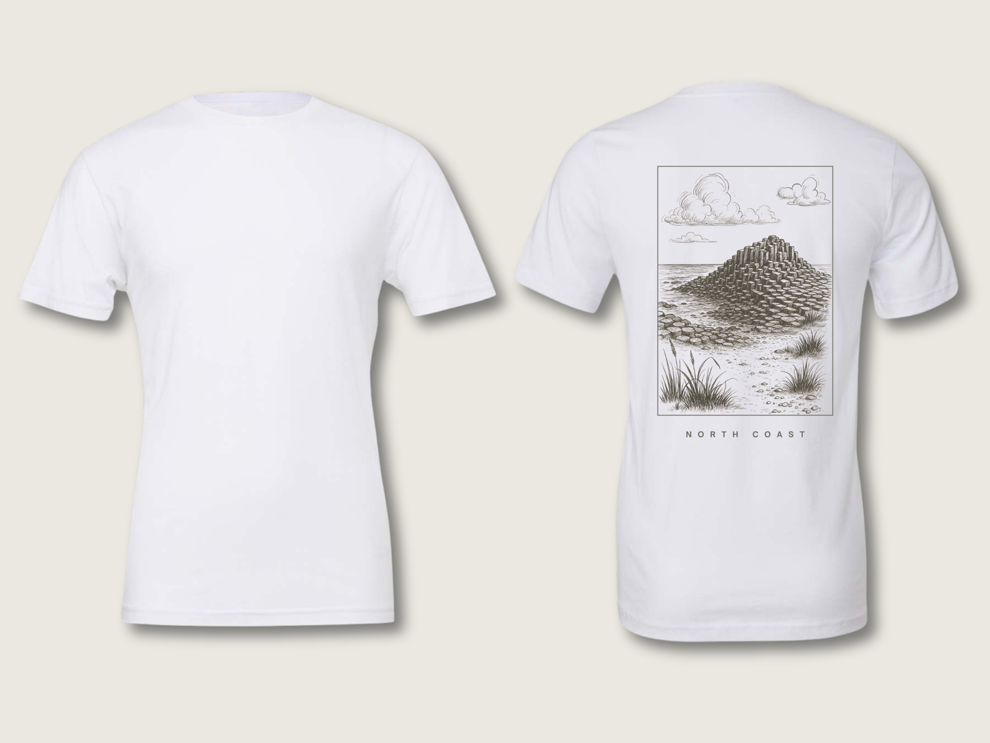 Causeway Coast Unisex T-Shirt | White