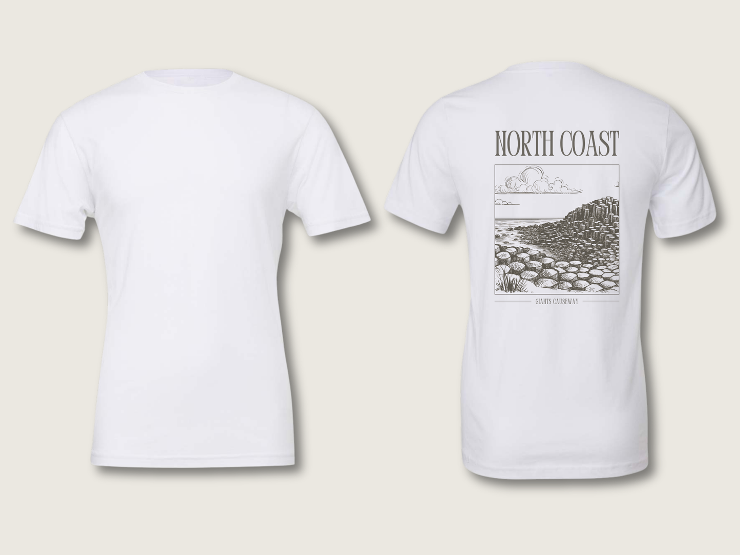 Giants Causeway Unisex T-Shirt | White
