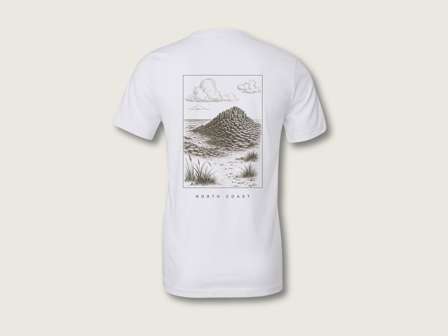 Causeway Coast Unisex T-Shirt | White
