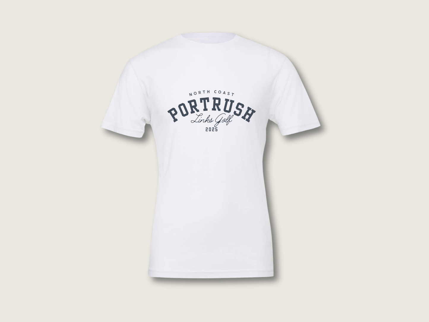 Links Golf 2025 Unisex T-Shirt | White