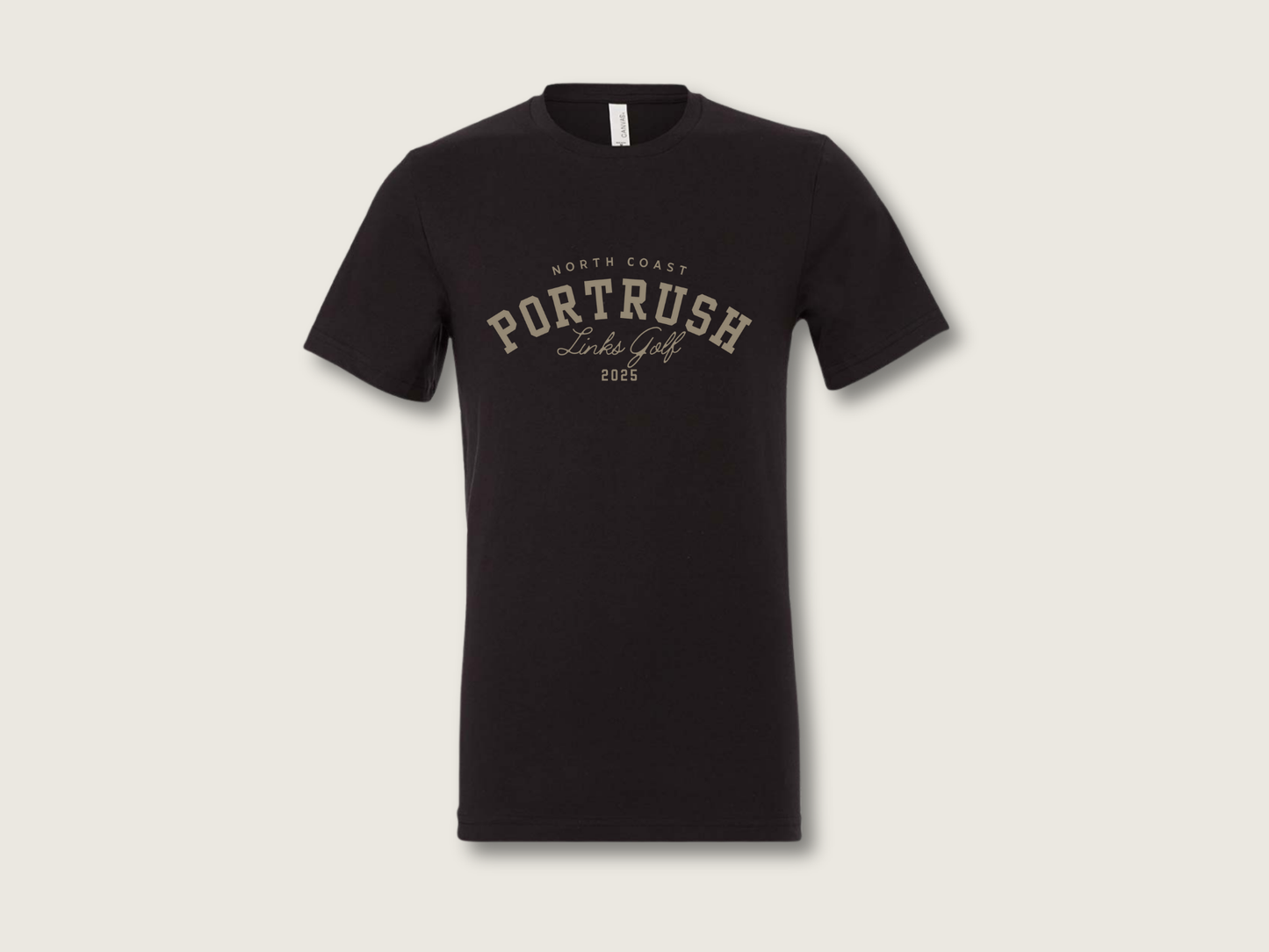 Links Golf 2025 Unisex T-Shirt | Vintage Black