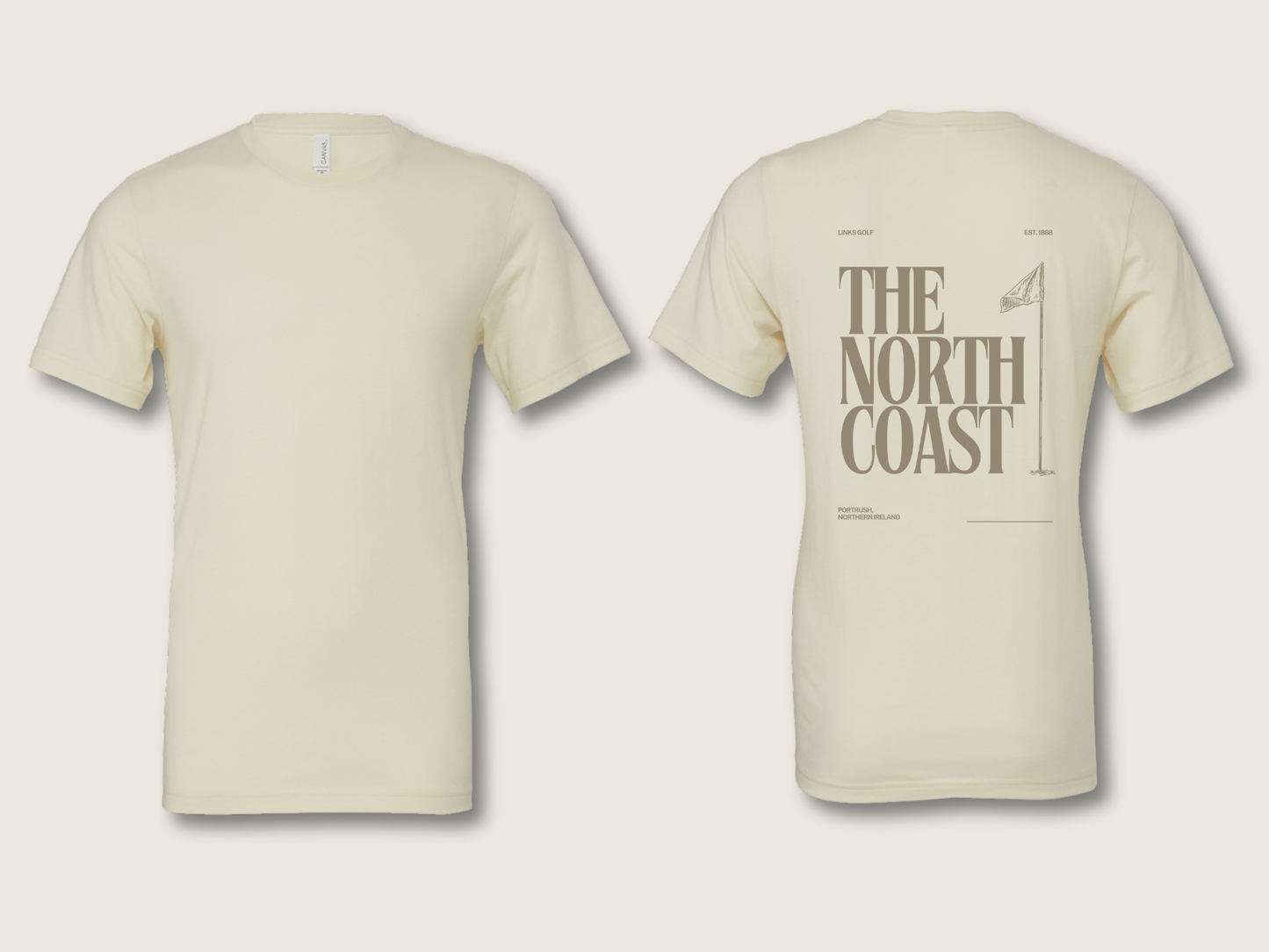 The North Coast Unisex T-Shirt | Natural