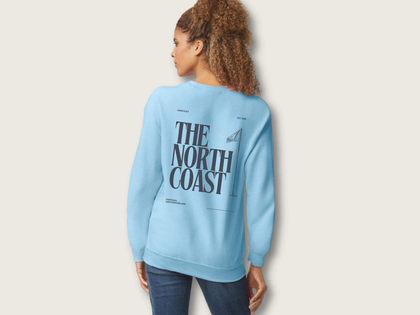 The North Coast Unisex Sweatshirt | Light Blue