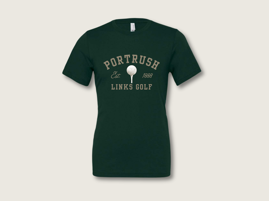 Golf Ball Unisex T-Shirt | Forest Green