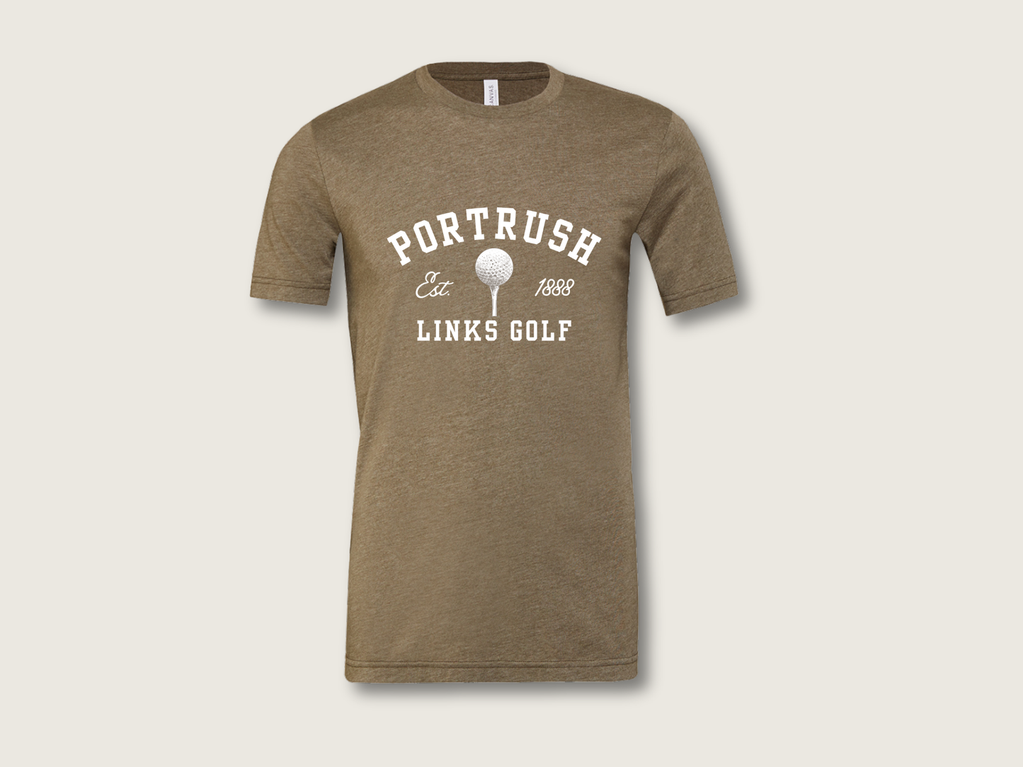Golf Ball Unisex T-Shirt | Heather Olive