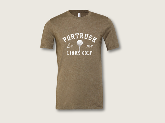 Golf Ball Unisex T-Shirt | Heather Olive