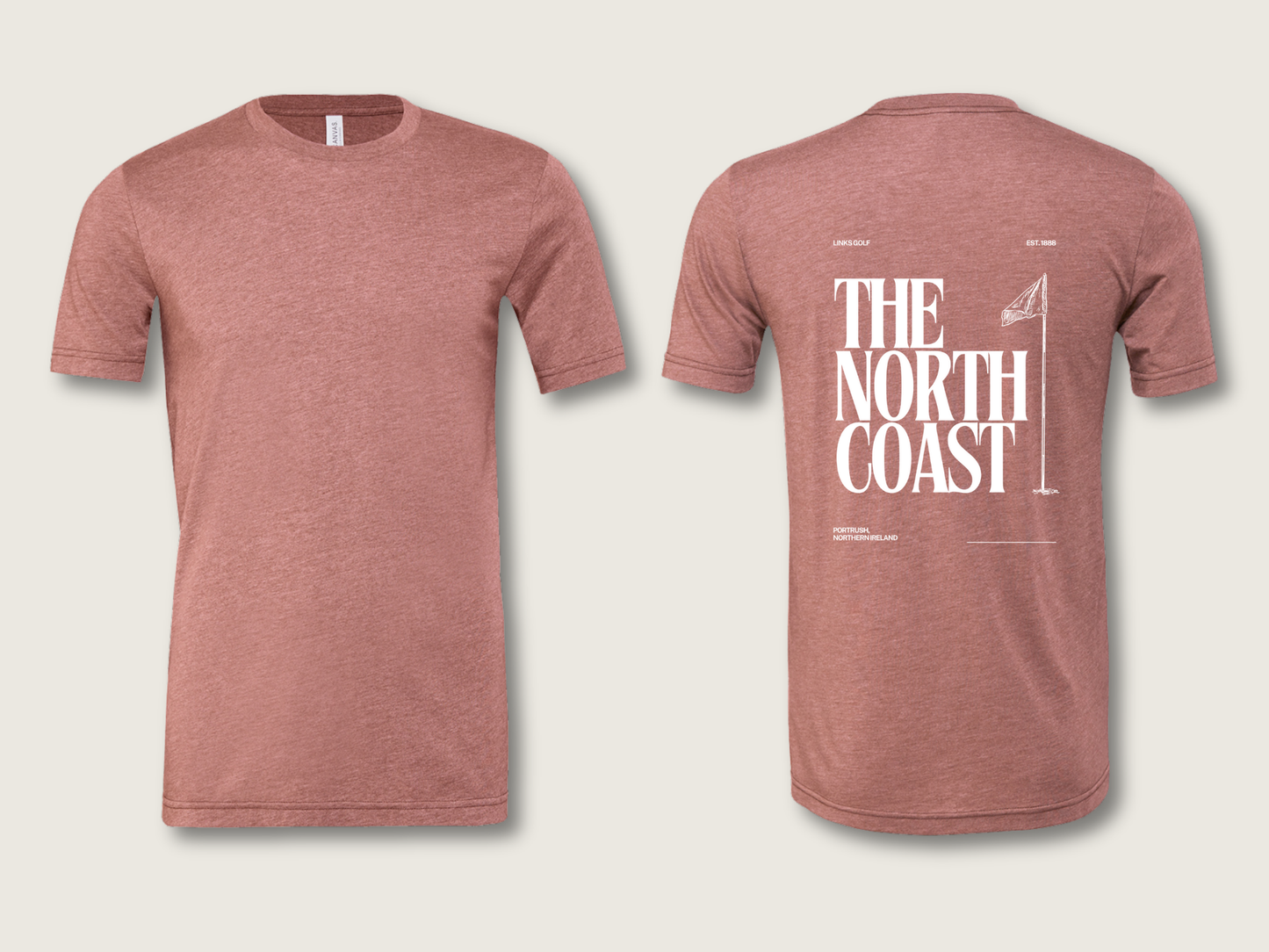 The North Coast Unisex T-Shirt | Heather Mauve