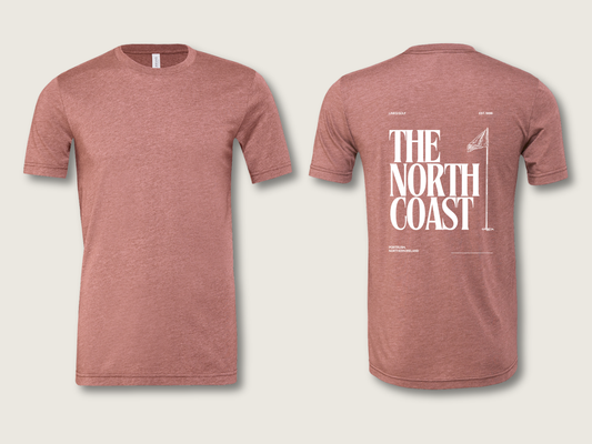 The North Coast Unisex T-Shirt | Heather Mauve