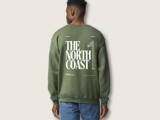 The North Coast Unisex Sweatshirt | Military Green