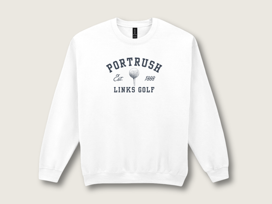 Golf Ball Unisex Sweatshirt | White