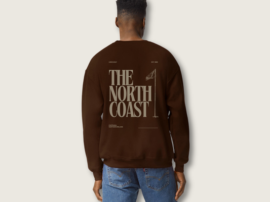 The North Coast Unisex Sweatshirt | Dark Chocolate