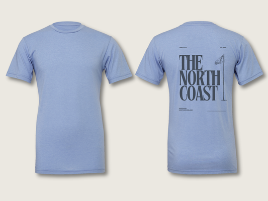 The North Coast Unisex T-Shirt | Heather Blue