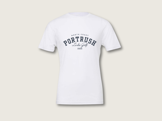 Links Golf 2025 Unisex T-Shirt | White