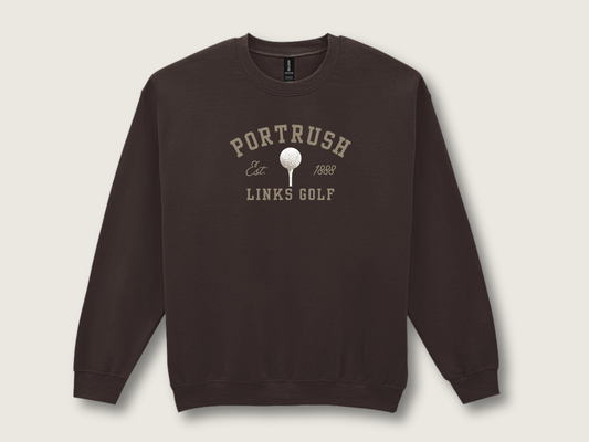 Golf Ball Unisex Sweatshirt | Dark Chocolate