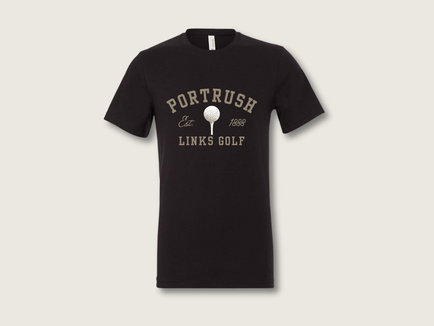Golf Ball Unisex T-Shirt | Vintage Black
