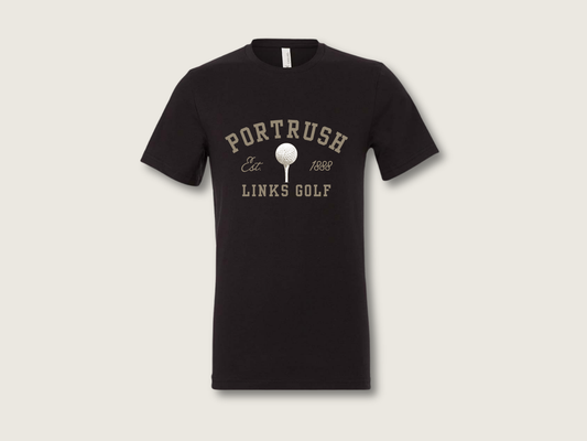 Golf Ball Unisex T-Shirt | Vintage Black