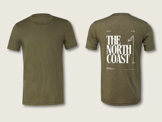 The North Coast Unisex T-Shirt | Heather Olive