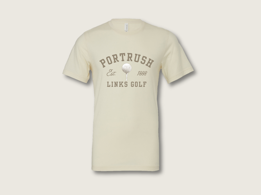 Golf Ball Unisex T-Shirt | Natural