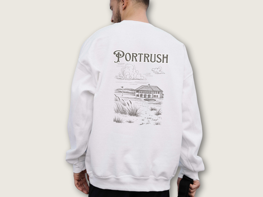 The Course Unisex Sweatshirt | White